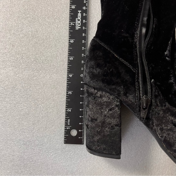 Carlos Santana Black Velvet Rumor Over the Knee Boot Thigh High Size 9 - Picture 6 of 8